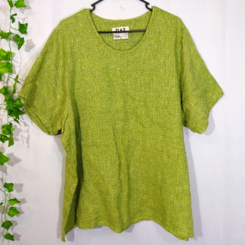 Flax 100% Linen top large